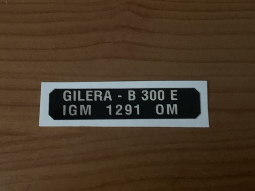 Gilera b300 adesivo igm 1291 - gilera,