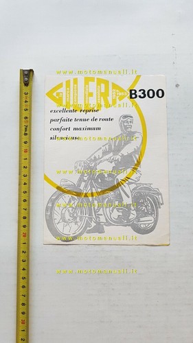 Gilera 300 1955 depliant - b,