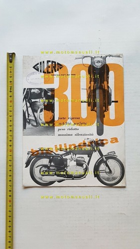 Gilera 300 1953 depliant - gilera, b
